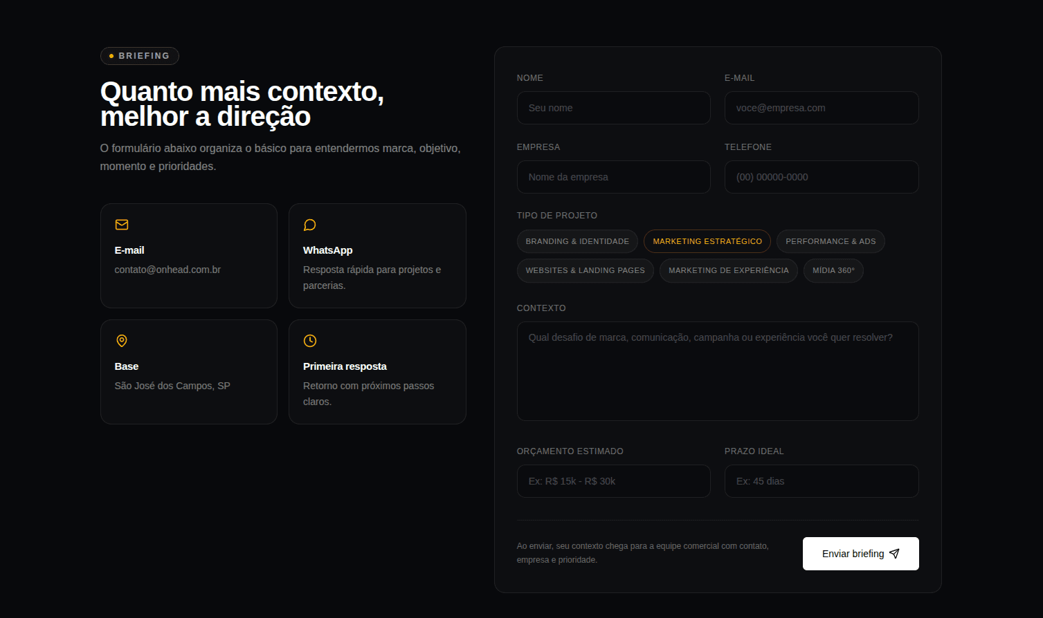 Formulário conectado